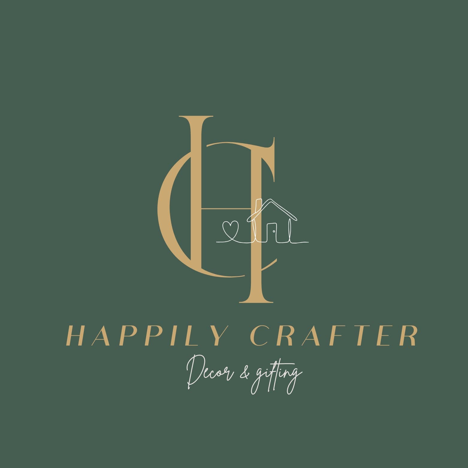 Happily Crafter Logo